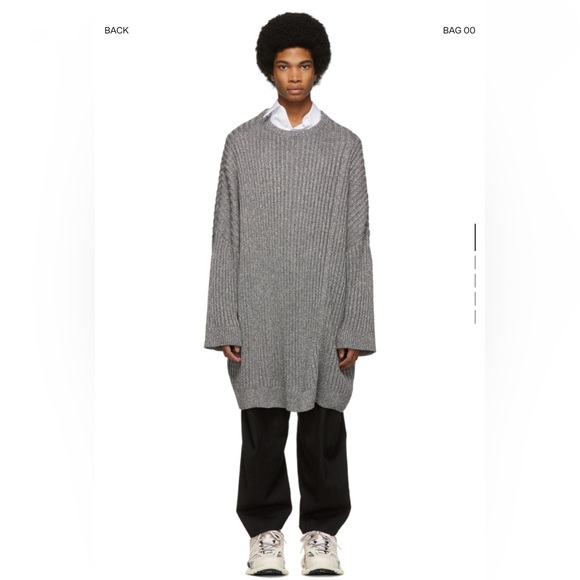Raf Simons AW19 Runaway Lurex Jumper Sweater - Picture 1 of 4